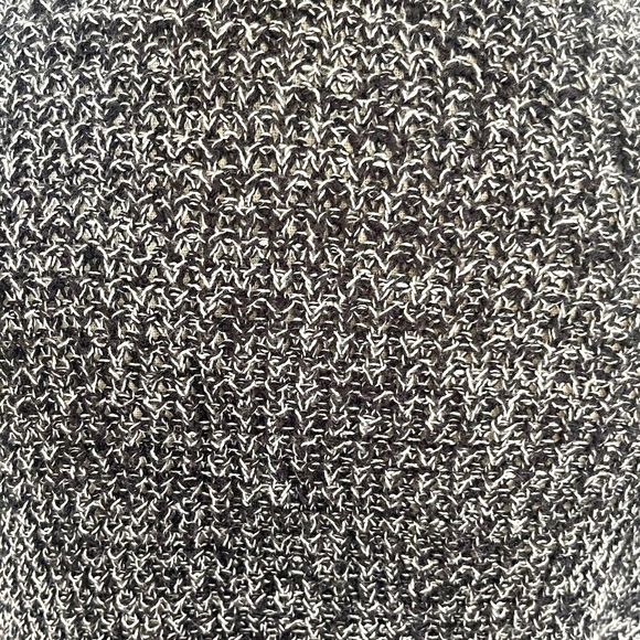 A new approach Sweater Boho Size Large Knit Womens Crocheted Oversized Gray Sz L - Picture 5 of 12